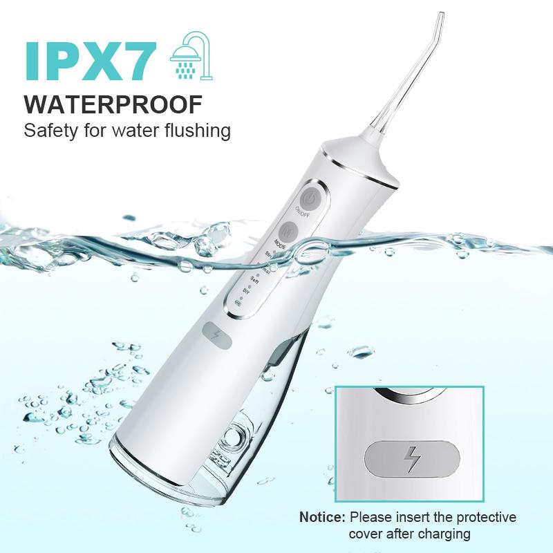 Portable Electric Oral Irrigator, Home Toothbrush, with 4 Adjustable Modes, USB Charging, Teeth Protection, Suitable for Family and Travel, Back To School Supplies, Family Gifts, Halloween and Christmas Gifts