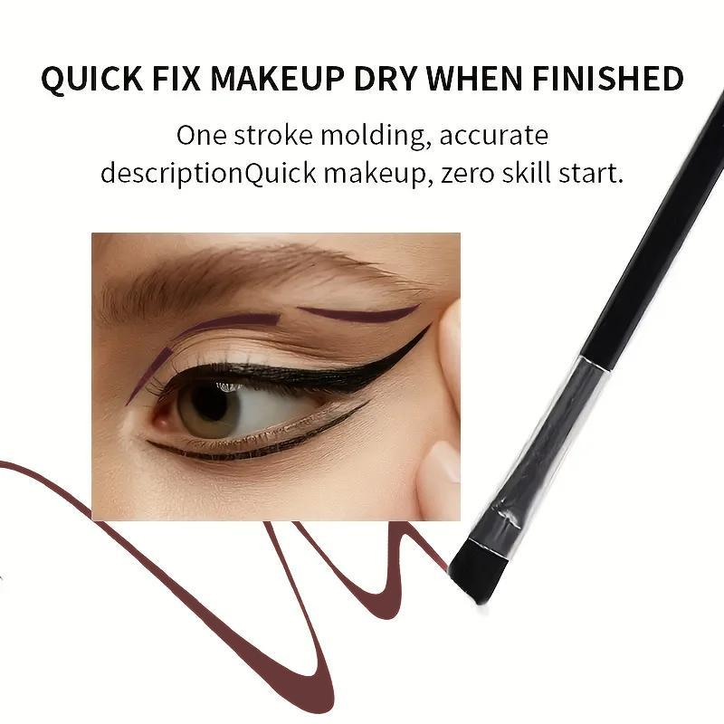 Waterproof Eyeliner Gel with Brush, Long Lasting Matte Eyeliner Cream, Easy To Apply for Eye Makeup, Professional Daily Makeup Accessories