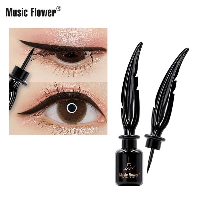 Easy Coloring Long Lasting Makeup Liquid Eyeliner for Music Festival Makeup, Sweat Proof Waterproof Eyeliner, Quick Drying Lightweight Eyeliner Cosmetic Gift