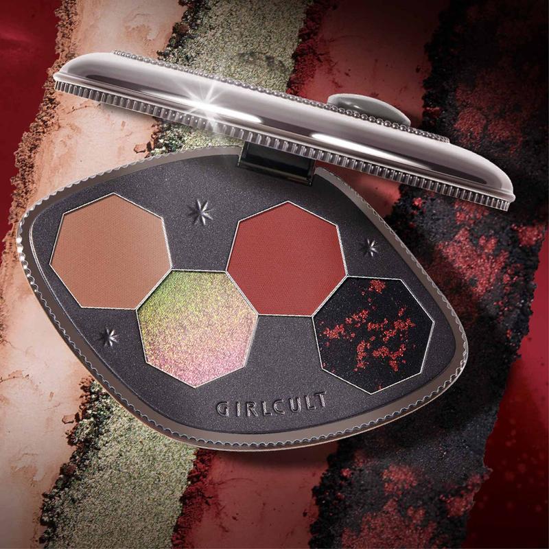 Girlcult Four color eyeshadow Smoky Chameleon flash