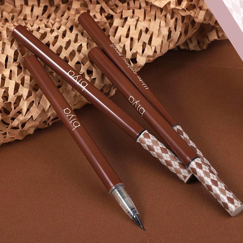 Ultra Fine Eyebrow Pencil, 1 Count Long Lasting Eyebrow Liquid Pen, Smudge Proof Fine Tip Eye Brow Liquid Pencil, Sweat Proof High Pigmented Brow Shading & Filling Pencil, Makeup Tool Easy to Apply