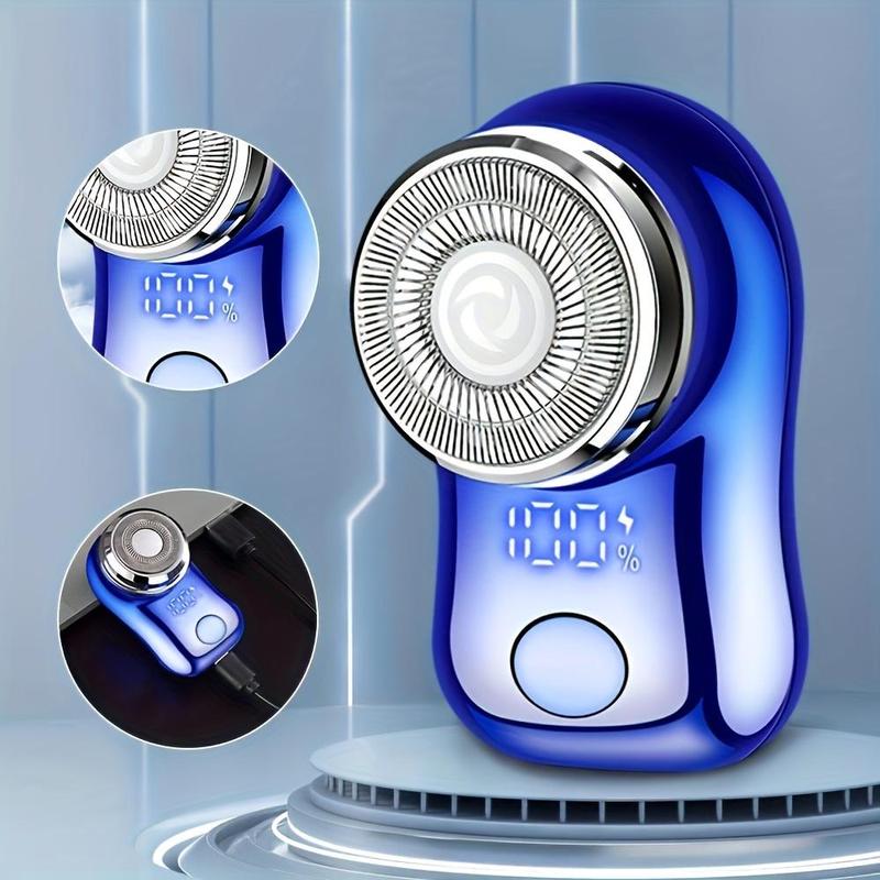 Portable Comfort Mini USB Rechargeable Shaver, Electric Beard Razor for Men, Wet & Dry Shaver for Home, Office, Car, Business Travel, Beard Care Machine