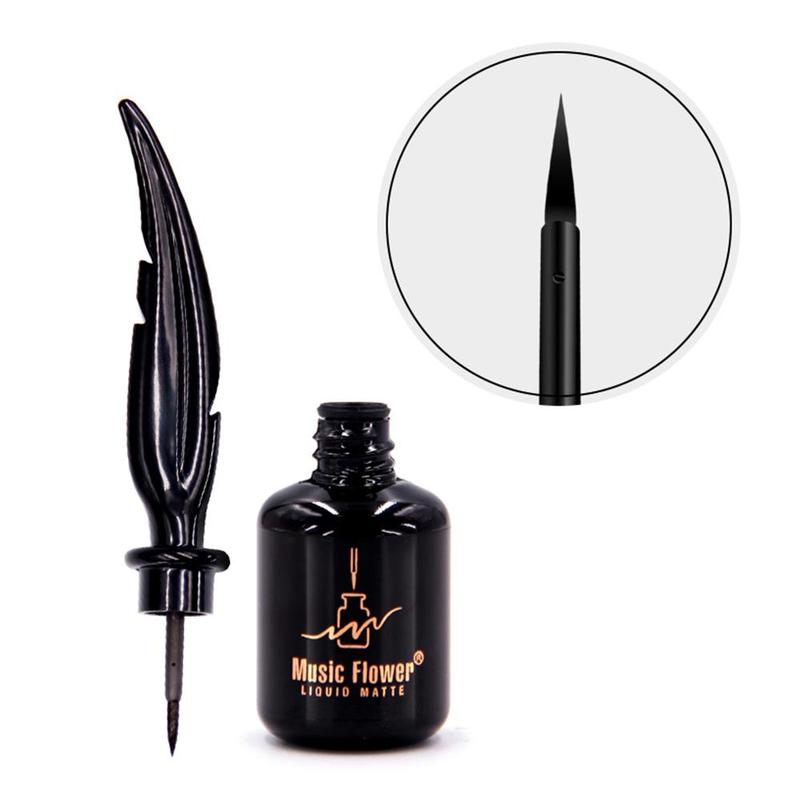 Easy Coloring Long Lasting Makeup Liquid Eyeliner for Music Festival Makeup, Sweat Proof Waterproof Eyeliner, Quick Drying Lightweight Eyeliner Cosmetic Gift