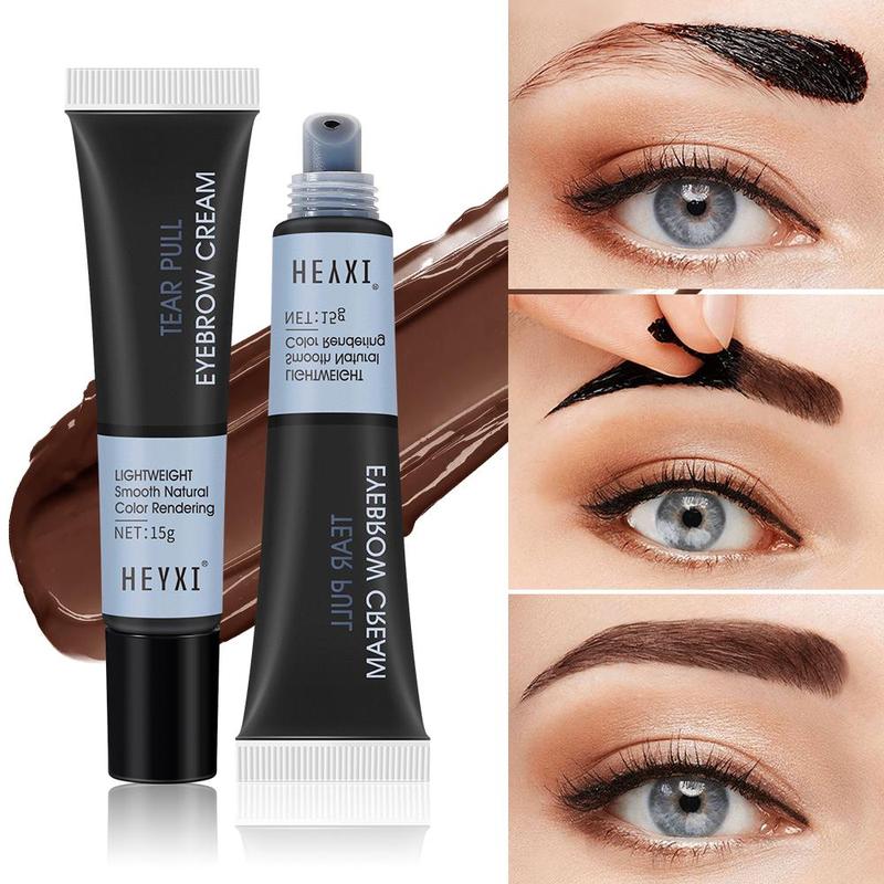 Eyebrow Tinting Cream, 1 Count Waterproof Long Lasting Eyebrow Dyeing Cream, Natural Eyebrow Makeup Tool for Women & Girls