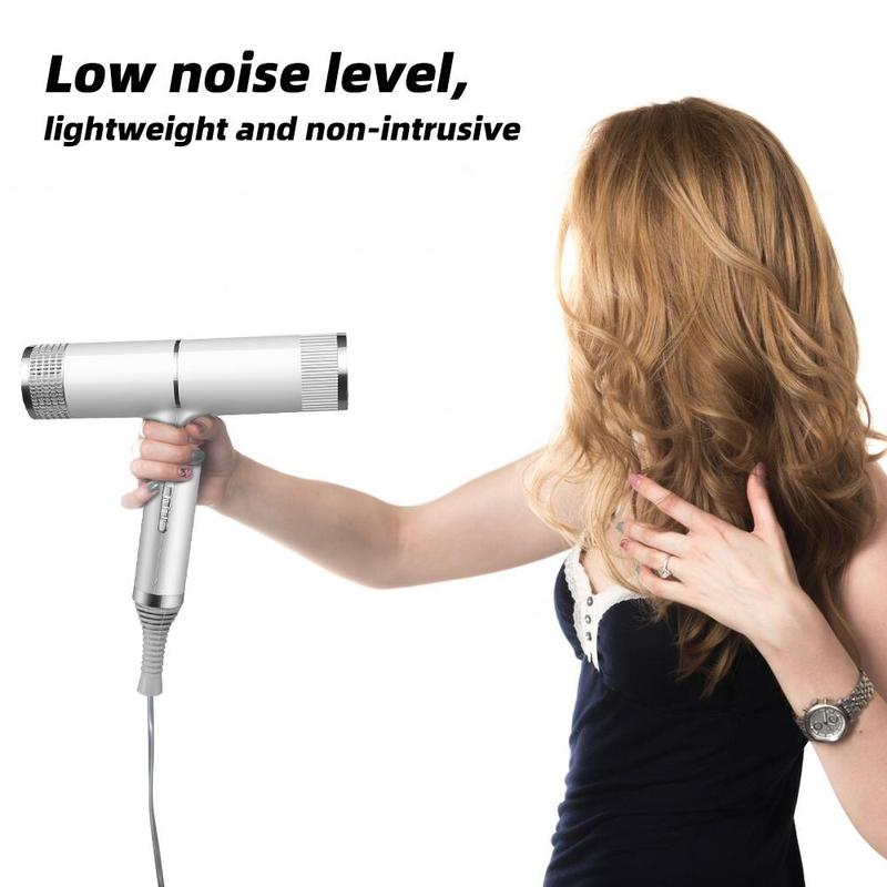 Hair Dryer with 3 Nozzles, 2 Temperature Levels,High-power 1000W Hair Dryer, 3 Wind Speeds, Hot and Cold Air, Double Temperature Control Protection, Low Noise, for Hair Salons, Homes, Dormitories, Travel, Gift Box