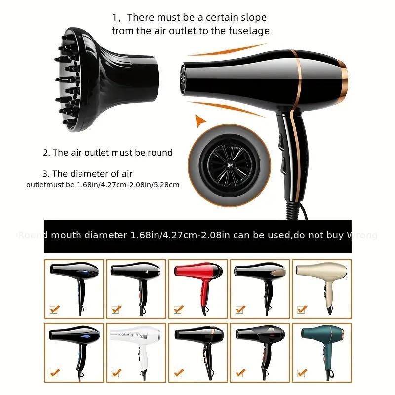 Hair Dryer Diffuser, Universal Adjustable Curls Blow Dryer, Comfort Hair Curl Diffuser Cover, Lightweight Hair Styling Tool