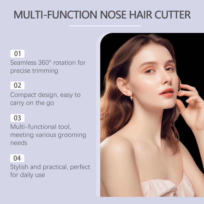 Multifunctional Nose Hair Trimmer, Portable Nose Hair Shaving Tool, Gentle Nose Hair Shaving Tool, Personal Care Appliances for Women & Men