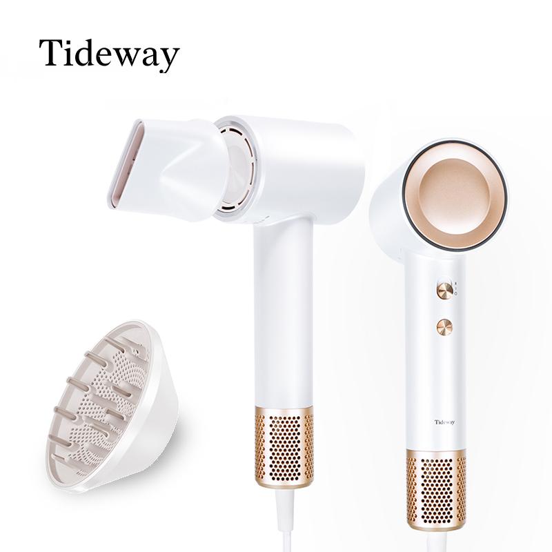 Tideway High-speed Hair Dryer PRO  M01 Brushless Motor & Ionic Technology  4 Temperature Settings Thermo Control Technology Ergonomic Design Brushless Motor & Ionic Technology  4 Temperature Settings Thermo Control Technology Ergonomic Design