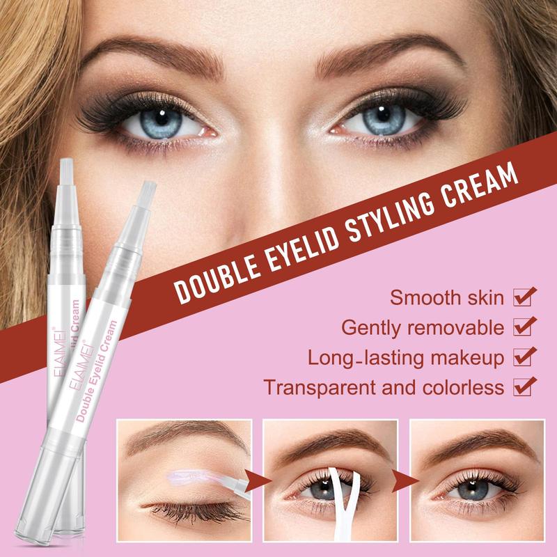 Double Eyelid Styling Sticker With Tools, 480pcs set Waterproof & Sweat Proof Eyelid Sticker, Eye Makeup Tool For Women, Makeup Set