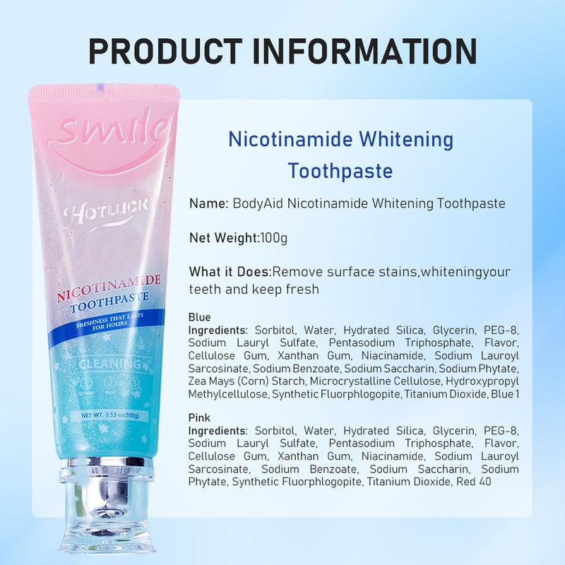 Hotluck Niacinamide Whitening Toothpaste 