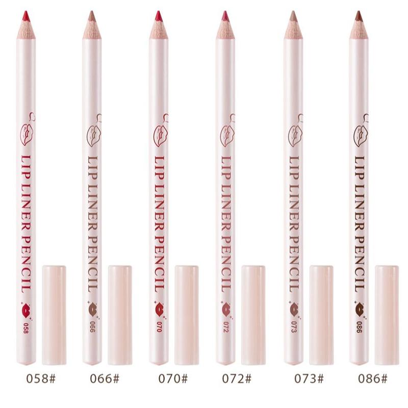 Long Lasting Lip Liner, 12pcs Waterproof Lip Liner Pencil, Easy Coloring Lip Liner Pen, Moisturizing Lip Liner, Suitable for All Occasions Lip Makeup, Girls and Women Makeup Accessories