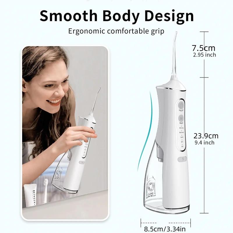 Portable Electric Oral Irrigator, Home Toothbrush, with 4 Adjustable Modes, USB Charging, Teeth Protection, Suitable for Family and Travel, Back To School Supplies, Family Gifts, Halloween and Christmas Gifts