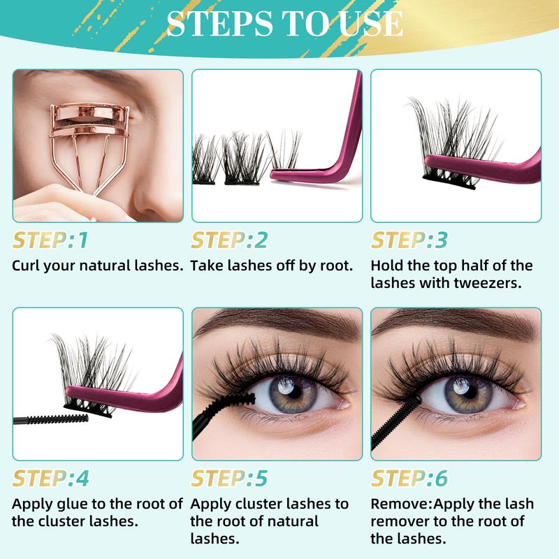 Clearance AMZGIRL Lash 10 Pairs Eyelash Clusters (Lowkey)