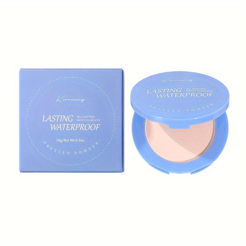 Long Lasting Oil Control Powder, Waterproof Matte Powder, Smooths Skin & Completes Makeup, Suitable for Women & Girls Daily Use