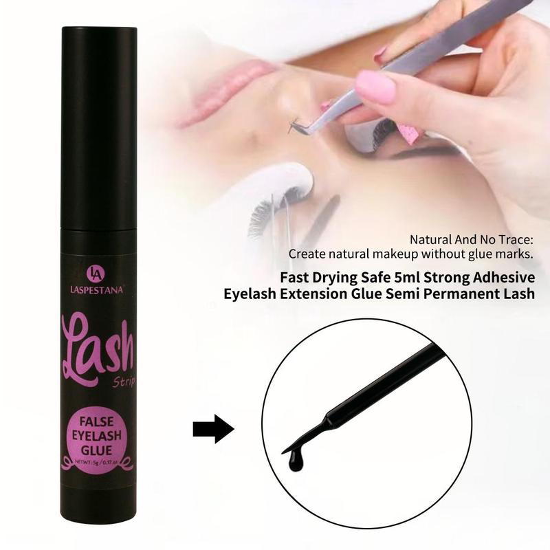 False Eyelash Glue, 1 Count Waterproof Long Lasting Eyelash Extension Glue, Professional Eye Makeup Tool for Women & Girls