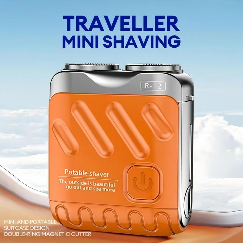 Portable Mini Electric Shaver, Waterproof Electric Shaver, Men's Beard Trimmer, Travel Shaver, Men's Beauty Tool and Holiday Gift