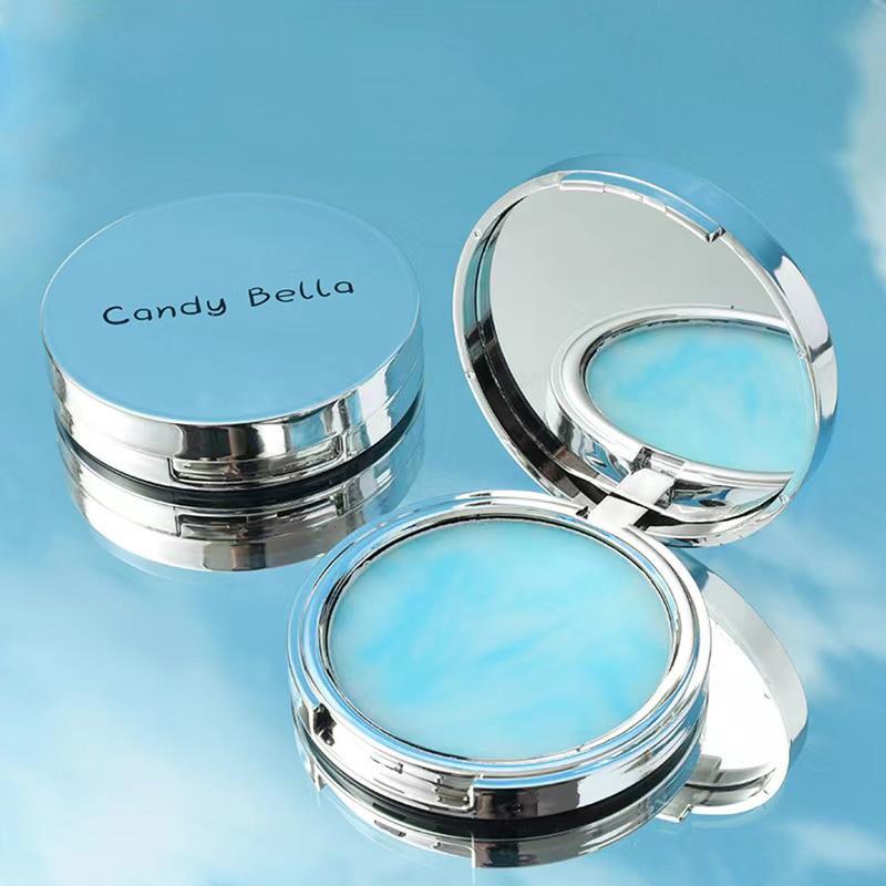 Long-lasting Jelly Powder, Oil-control Face Makeup Pressed Powder, Makeup Setting Powder, Suitable for All Skins