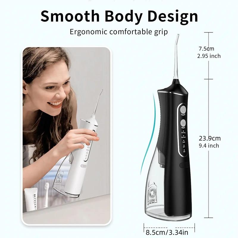 Portable Electric Oral Irrigator, Home Toothbrush, with 4 Adjustable Modes, USB Charging, Teeth Protection, Suitable for Family and Travel, Back To School Supplies, Family Gifts, Halloween and Christmas Gifts