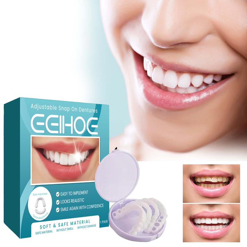 EELHOE Adjustable Buckle Denture, Temporary Fillings Interdental Fillings Orthodontic Denture Kits Oral