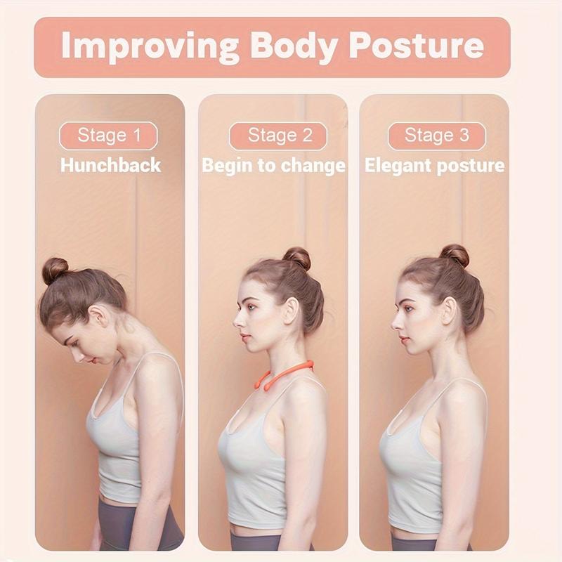 Soothing Neck Instrument, Lymphatic Drainage Device For Neck, Portable Neck Lymphatic Massager, Body Shaping Pose Reminder For Correct Posture, Belt Relief Massage Device For Adult Comfort  Comfort