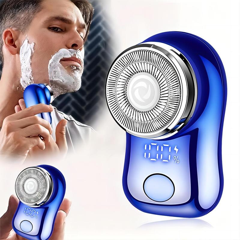 Portable Comfort Mini USB Rechargeable Shaver, Electric Beard Razor for Men, Wet & Dry Shaver for Home, Office, Car, Business Travel, Beard Care Machine