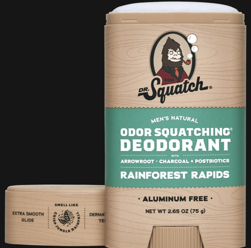 Dr. Squatch - Rainforest Rapids Deodorant - Body Care for Men