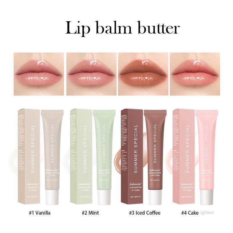 Lip Butter Balm, Moisturizing Lip Balm, Hydrating Lip Care Product for Women & Girls, Plumping Lipstick, Lip Moisturizer, How To Be Pretty,Christmas Gifts