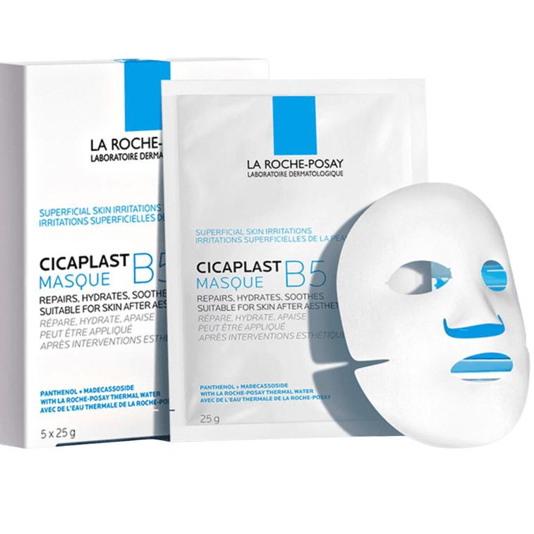 La Roche-Posay Cicaplast B5 Mask B5 Repair Hydrate Sooth For Sensitive Skin 5 Sheets Laroche Posay B5 Masque