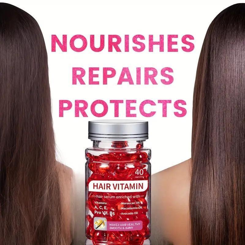 Hair Vitamin Capsule, 3 Boxes Hair Care Serum Capsule, Moisturizing Hair Oil Serum, Nourishing Hair Care Product for Women & Men, Comfort Hair Products, Christmas Gift