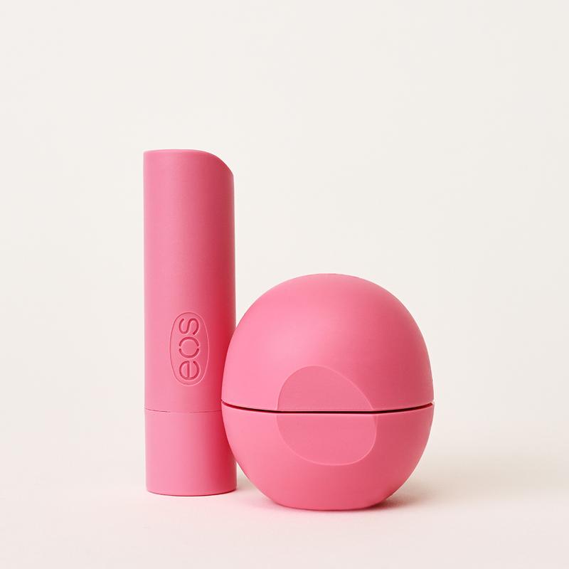 Strawberry Sorbet Stick & Sphere Lip Balm, Organic Shea Butter