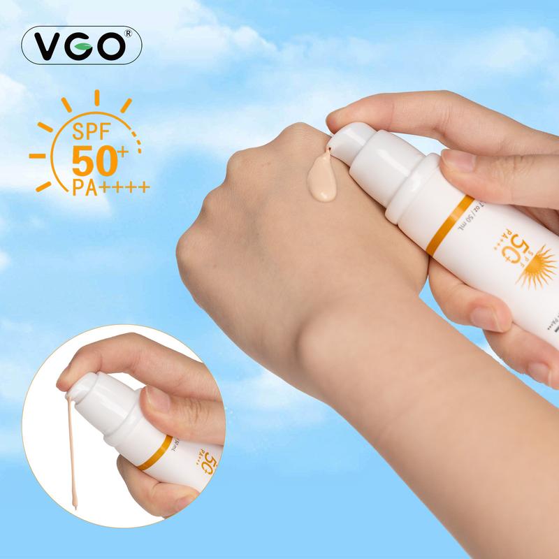 VGO-Universal Tinted Moisturizer SPF 50+ Earthy yellow liquid It can be used as foundation liquid-A Facial Skincare