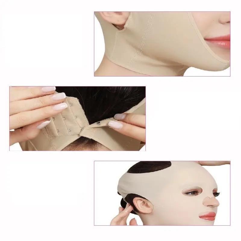 Reusable Skincare Double Chin Reducer, 1 Count Comfort Chin Lift Tighten Belt, V Line Mask, Face Lifting Tape, under Collar Line Maker