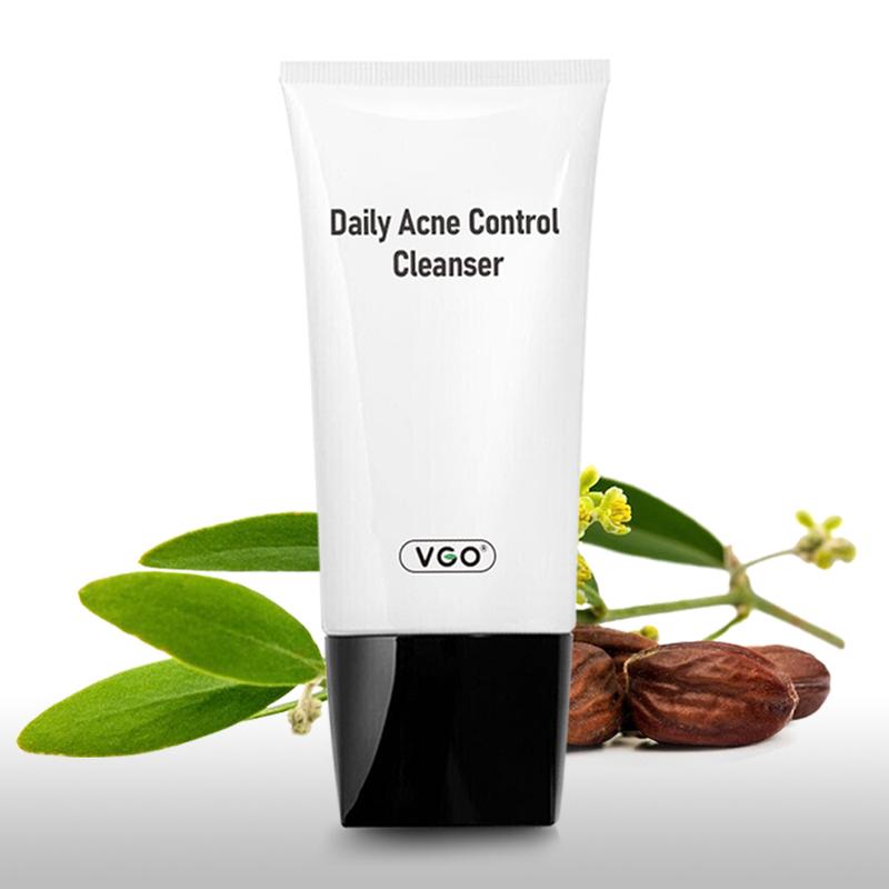 VGO Daily Moisturizing & Repairing & Cleanser Set Vitamin C serum 30ml 60ml Snail Mucin 92% Moisturizer Facial Cleanser of Double Care and Effets