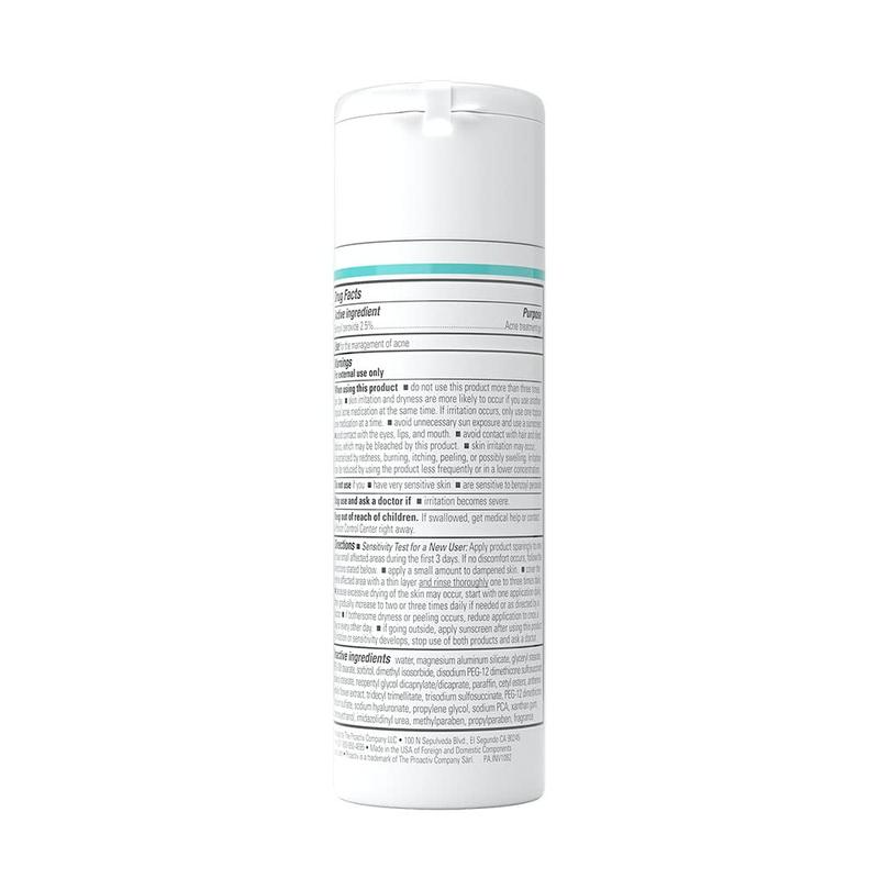 Proactiv Acne Cleanser - Benzoyl Peroxide Face Wash and Acne Treatment - Daily Facial Cleanser and Hyularonic Acid Moisturizer with Exfoliating Beads - 90 Day Supply, 6 Oz