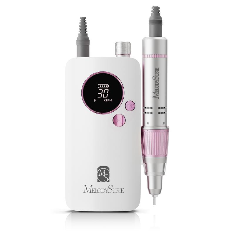 MelodySusie SC320F Electric Nail Drill Machine, Rechargeable 30000RPM Efile for Acrylic Nail, Portable Nail File