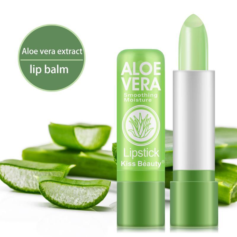 Aloe Vera Moisturizing Lip Balm, 12pcs box Temperature Color Changing Lipstick, Hydrating Lip Balm, Lip Care Product for Women & Girls