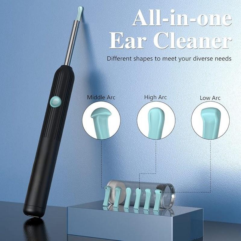 Ear Wax Removal Kit for Christmas Gift, 1 Box Ear Cleaner with Camera & Light, Earwax Removal Kit with 1080P Otoscope, Ear Camera for Android Phone