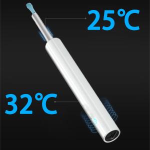 Wax Removal Tool for Ear - Spade Ear Canal Cleaner with Camera 1080P Earscope, Wax Remove Ear Picker with 8Counts Replacement Tip, Camera with 6LED Light for Ear Nose Throat Examination