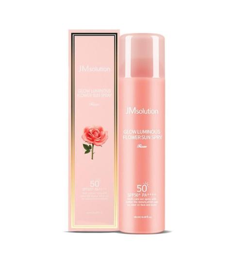 JMsolution Glow Luminous Flower Sun Spray Rose (SPF 50+ PA++++) 180ml - Sunscreen for Face and Body