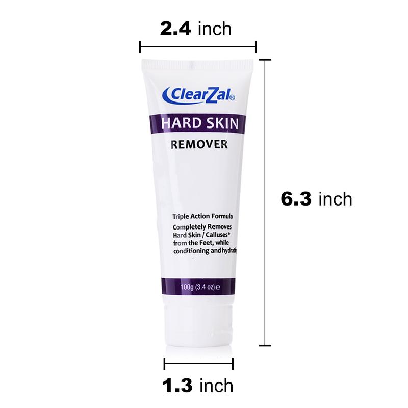 CLEARZAL HARD SKIN Hand Peeling ,dryskin,Hydrating Moisturizing Exfoliating Cream. Exfoliating cream for all skin types on hands, feet and body,peeling skin 100g ，Urea, salicylic acid, aloe vera formula