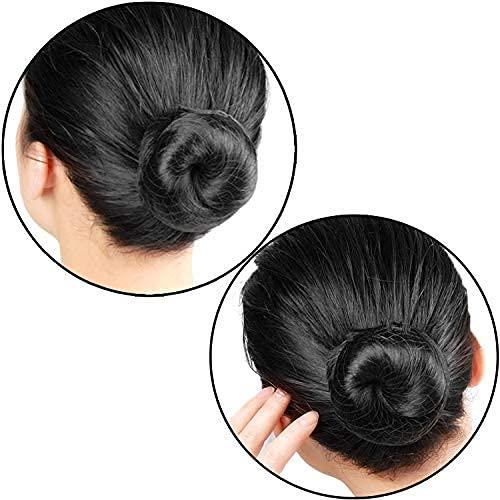 Hair Net 100 Pcs, 22 Inches Hair Nets Elasticity Invisible Elastic Mesh for Food Service, Ballet Bun, Sleeping, Women and Wig (100, Black)