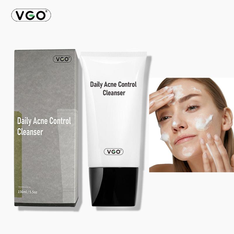 VGO Daily Moisturizing & Repairing & Cleanser Set Vitamin C serum 30ml 60ml Snail Mucin 92% Moisturizer Facial Cleanser of Double Care and Effets