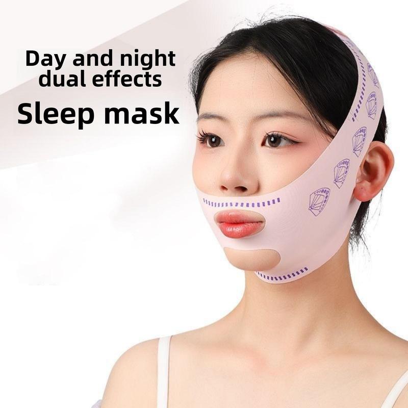 Elastic Stretching Facial Lifting Strap, Day & Night Use Facial Care Band for Firming Skin, Multi-use Facial Skin Care Tool for Women & Girls, Christmas Gift