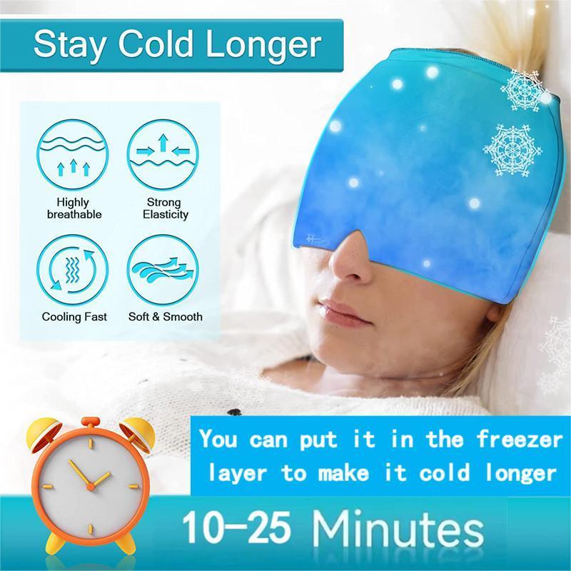 Cold Compress Gel Eye Mask, Blackout Sleeping Mask, Eye Care Tool for Women & Men, Skincare Tools for Daily Use, Christmas Gift