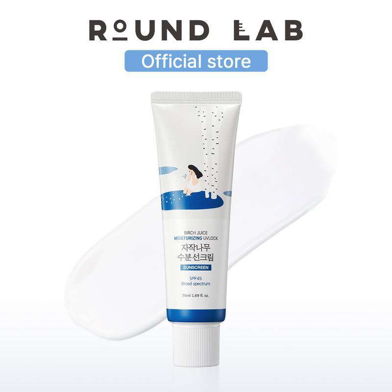 [Korean #1 Sunscreen] ROUND LAB Birch Juice Moisturizing Sunscreen_50ml