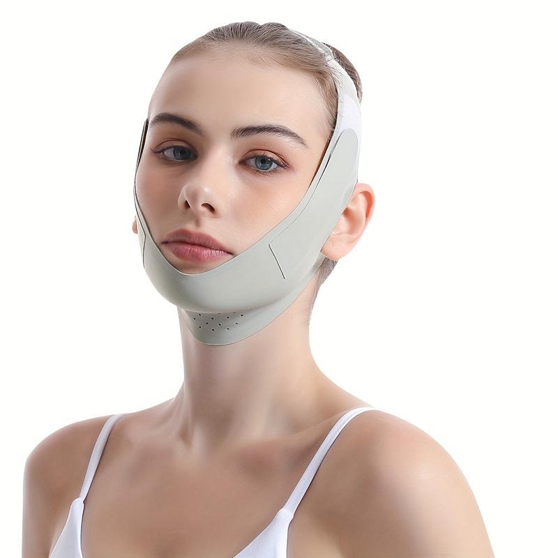 Reusable V-Line Lifting Mask: Double Chin Reducer Chin Strap for Face Tightening and Sagging Prevention - Ultra-thin Comfortable Reusable Summer Face Belt