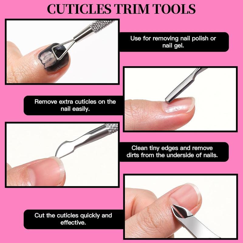 Care Kit,  Files 100 180,  Buffer Block, Cuticle Nippers, Cuticle Trimmer, Cuticle Pusher,  Tools,  Kit, Pedicure & Manicure Tools,  Prep Kit, Manicure Kit for Women