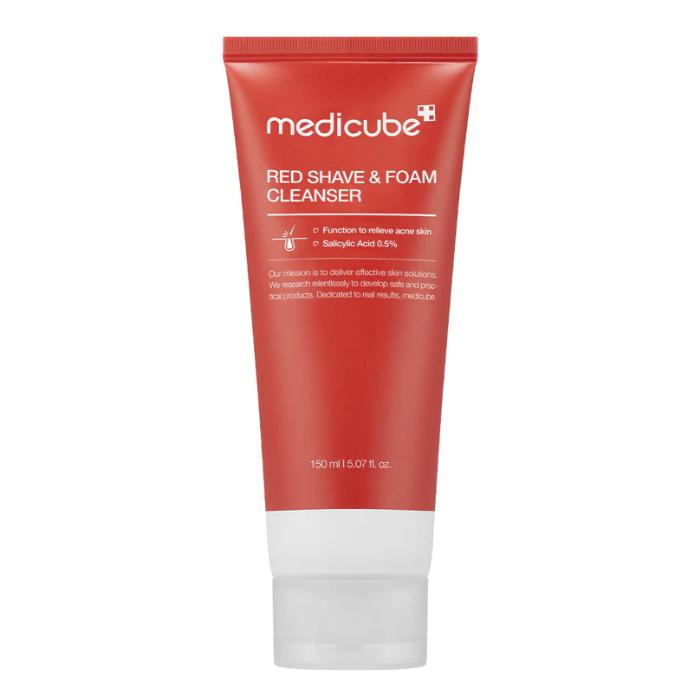 [Medicube Official] Red Shave & Foam Cleanser