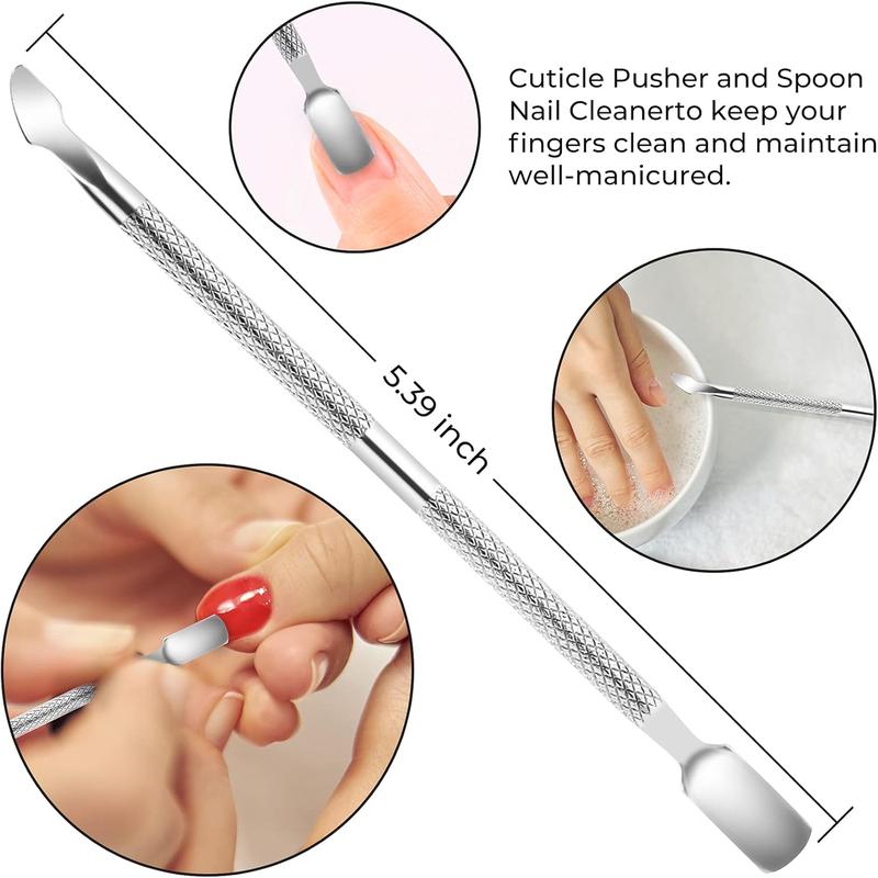 9PCS Toenail Clippers Tool, Ingrown Toenail Treatment Stainless Steel Removal Kit Professional Tool Set Ingrown & Thick Nail