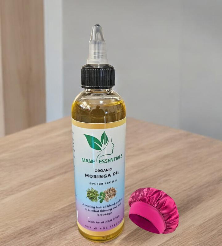 Extract Strength Organic Moringa Hair Growth Oil for Healthy, Comfortable Haircare